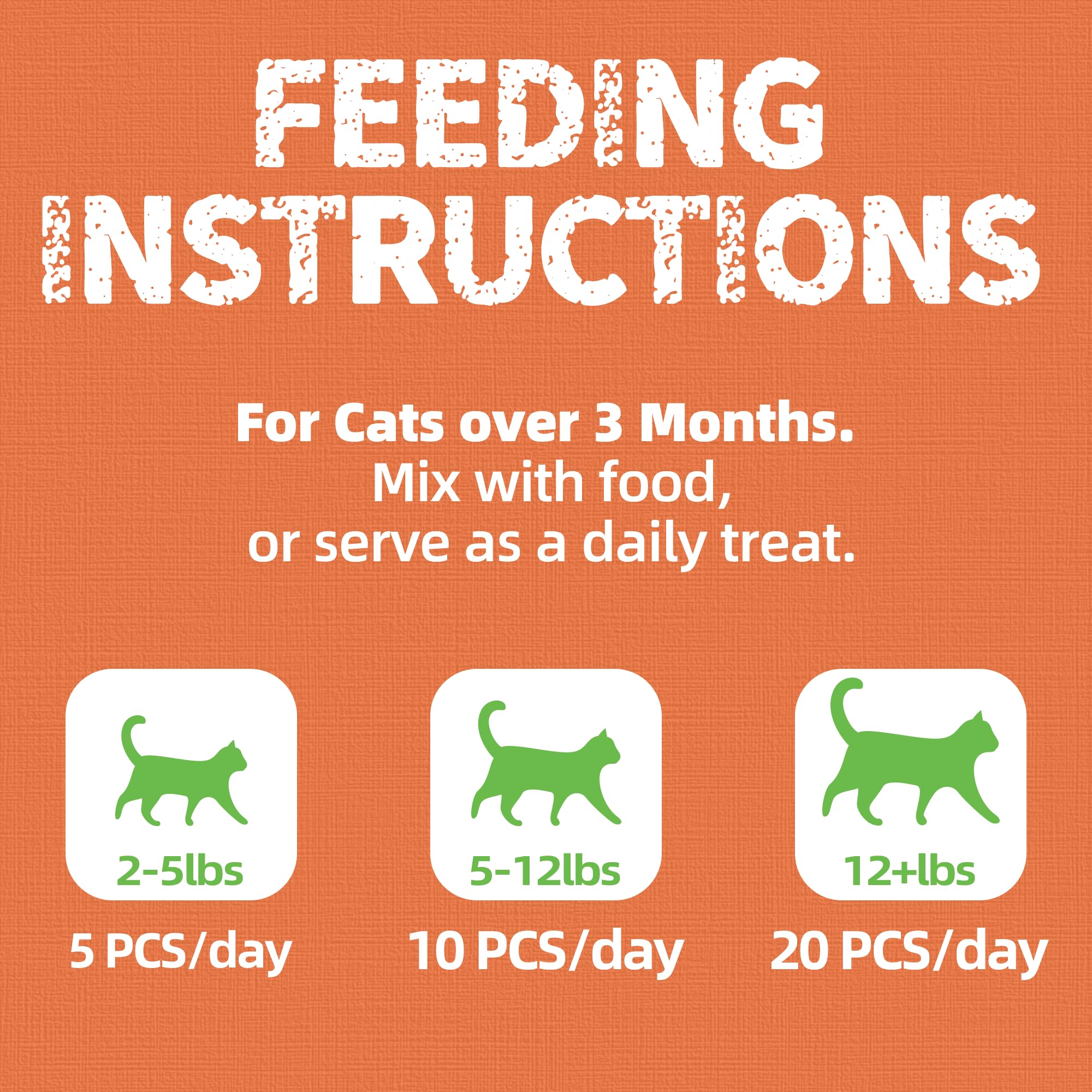 Just Try crispy bites aid daily dental care for indoor and active cats.