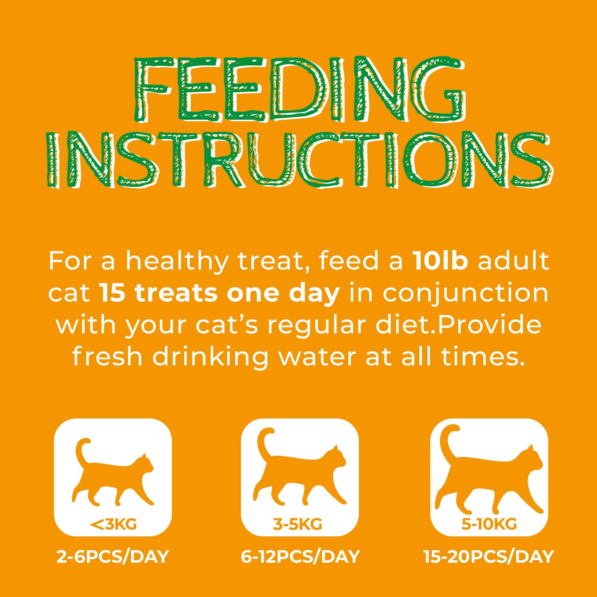 Just Try training cat treats fish-shaped; ideal rewards for calm training