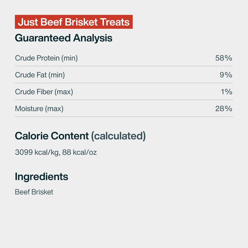 JustFoodForDogs beef brisket treat bowl presentation invites daily snacking.