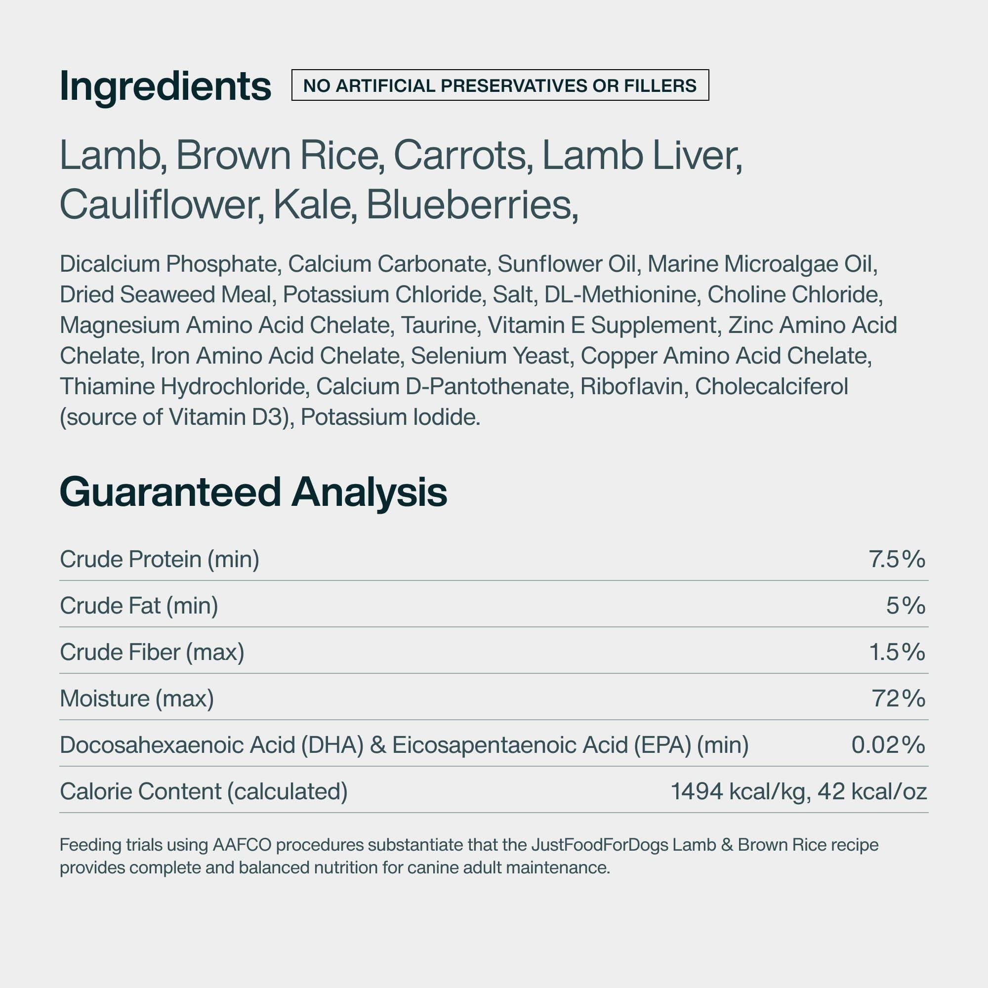 JustFoodForDogs-brand-packaging-frozen: clear packaging shows fresh, quality ingredients