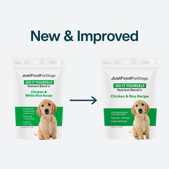 JustFoodForDogs cooking guide page with step-by-step instructions.