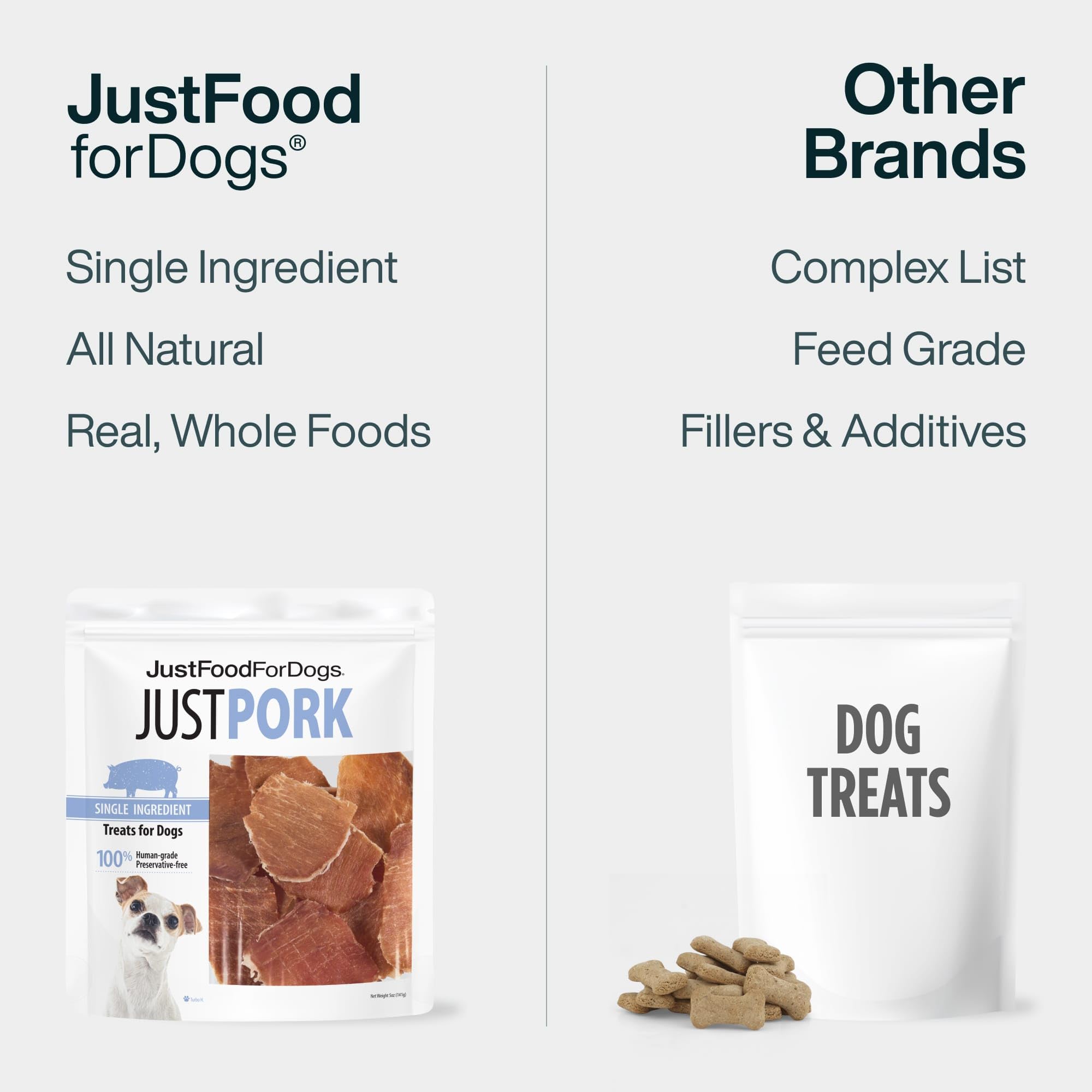 JustFoodForDogs life stages treats – suitable for puppies to seniors