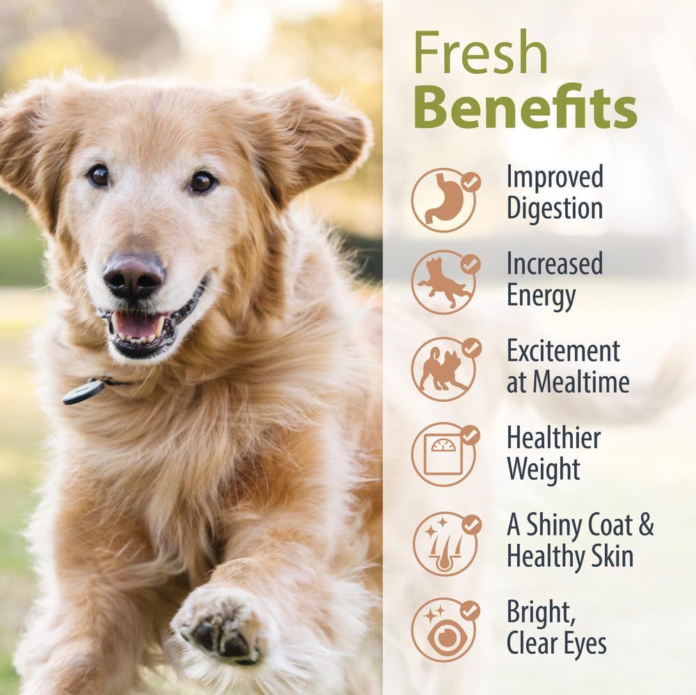 JustFoodForDogs Nutrient Blend DIY meal prep supports fresh, home-cooked dog food.