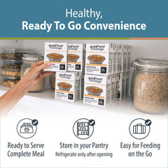JustFoodForDogs Pantry Fresh ingredients highlight turkey and whole wheat macaroni