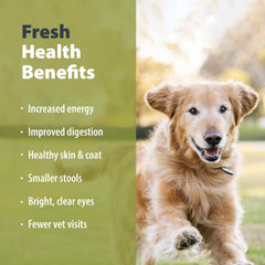JustFoodForDogs Pantry Fresh served as a topper over dry food for variety