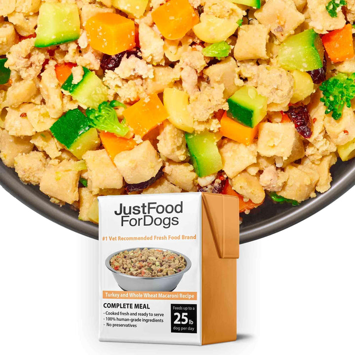 JustFoodForDogs Pantry Fresh packaging showing shelf-stable, human-grade quality for pets