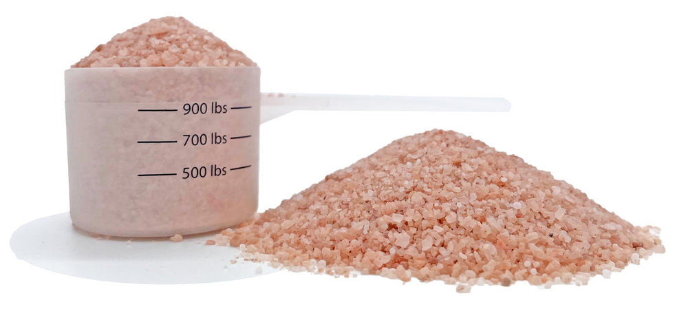 JustiFLY Equine nutrition label image implies built-in salt and performance support