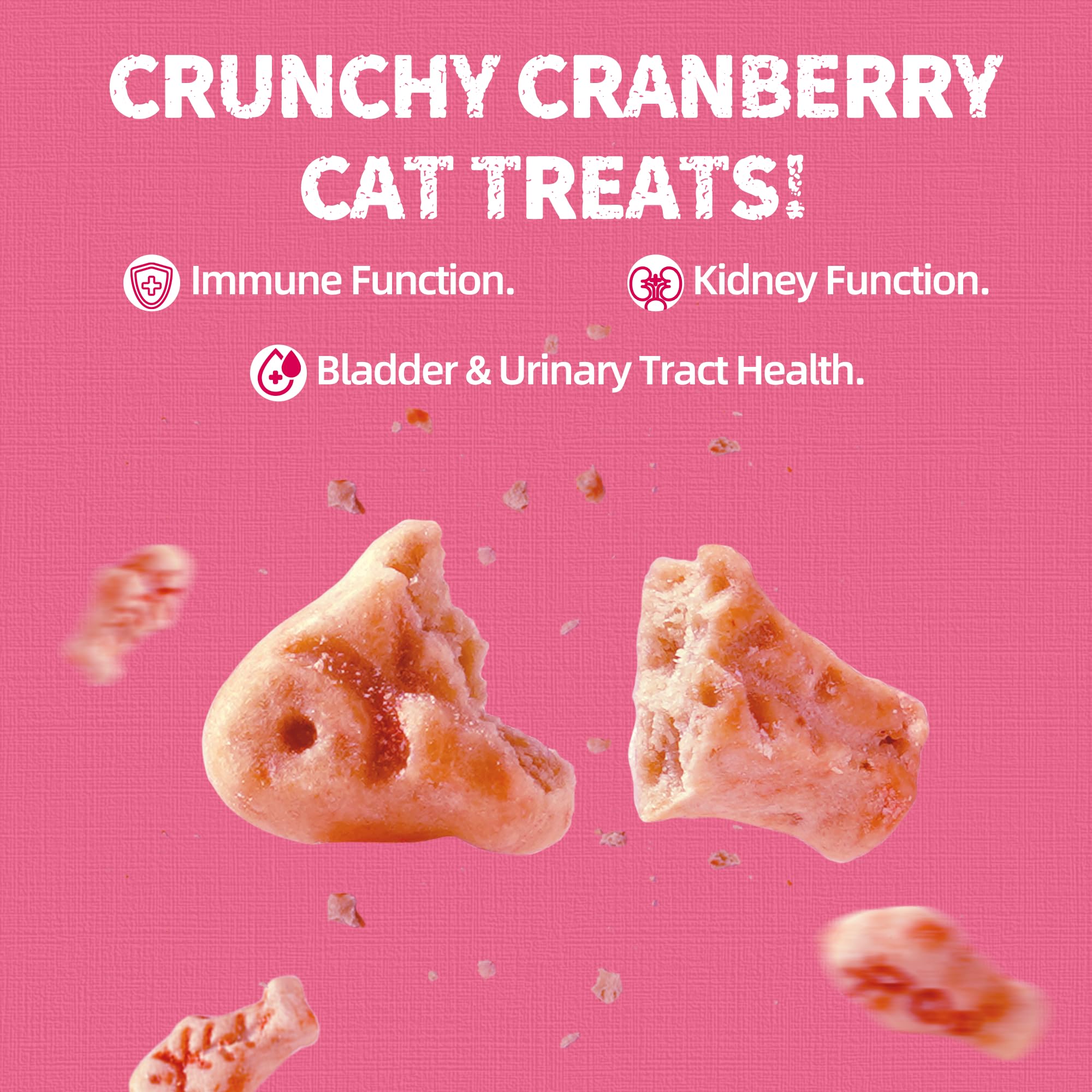 Just Try salmon-flavored cat treats for daily urinary support