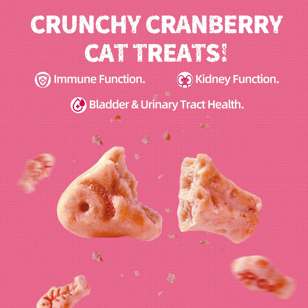 Just Try salmon-flavored cat treats for daily urinary support