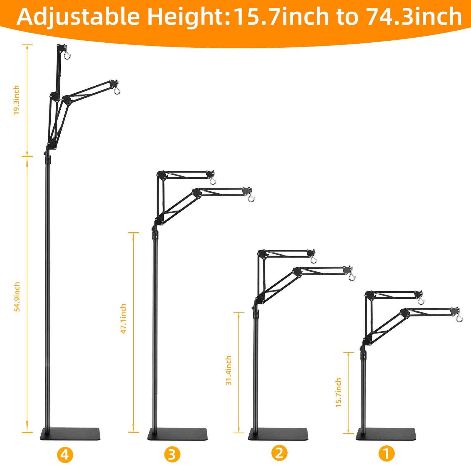 Juttilax 360-degree swing arm enables flexible lamp positioning