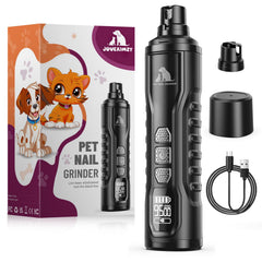 Juveximzy electric dog nail grinder with quiet operation for calm grooming sessions.