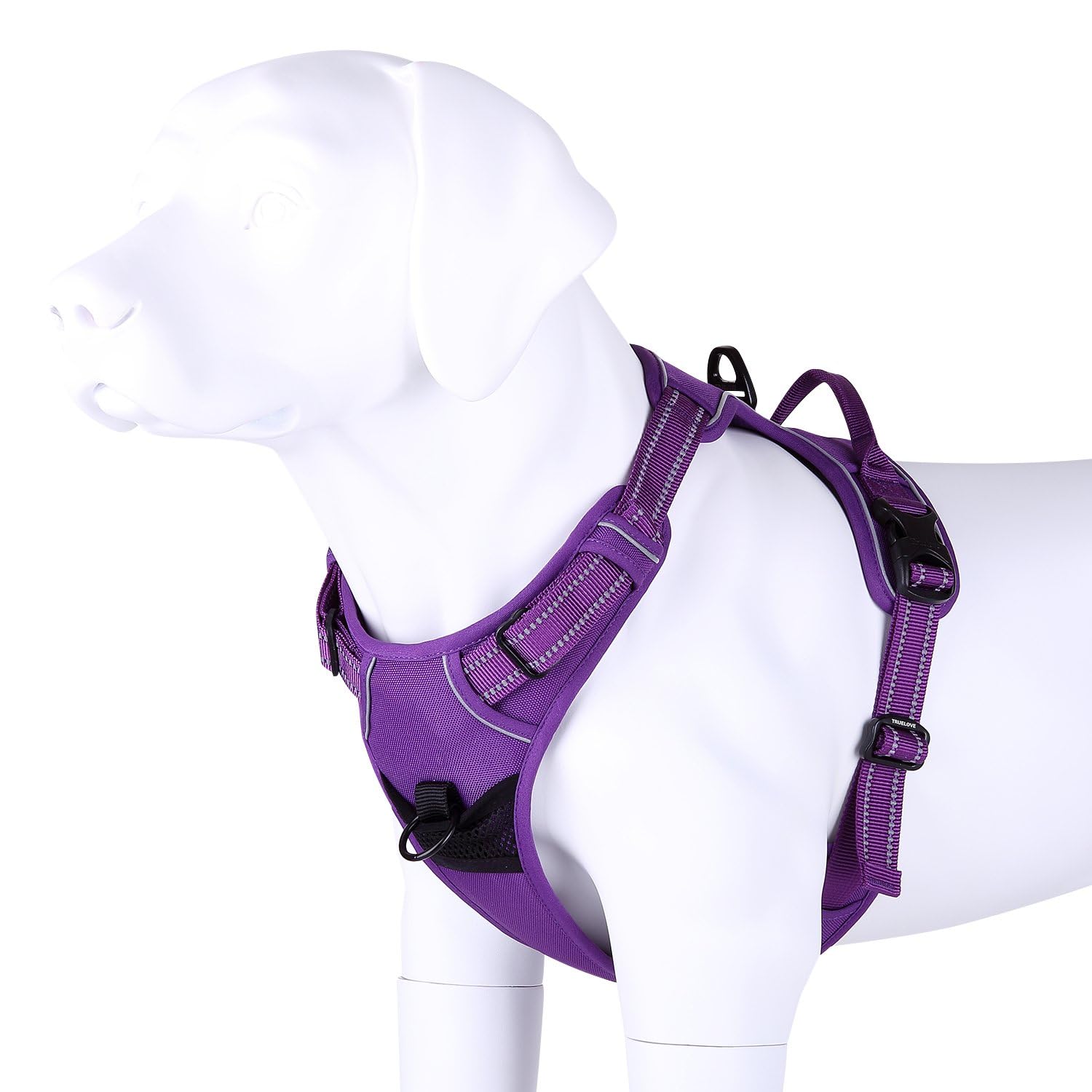 JUXZH Truelove harness worn-on-dog shows secure everyday fit