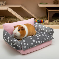 JVVGPET elegant pink gray design for stylish pet space