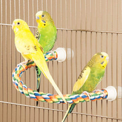 JW Pet Comfy Perch large size supports bigger birds with a secure grip.