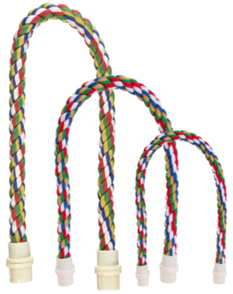 JW Pet Comfy Perch soft rope provides gentle support for feet during climbing.