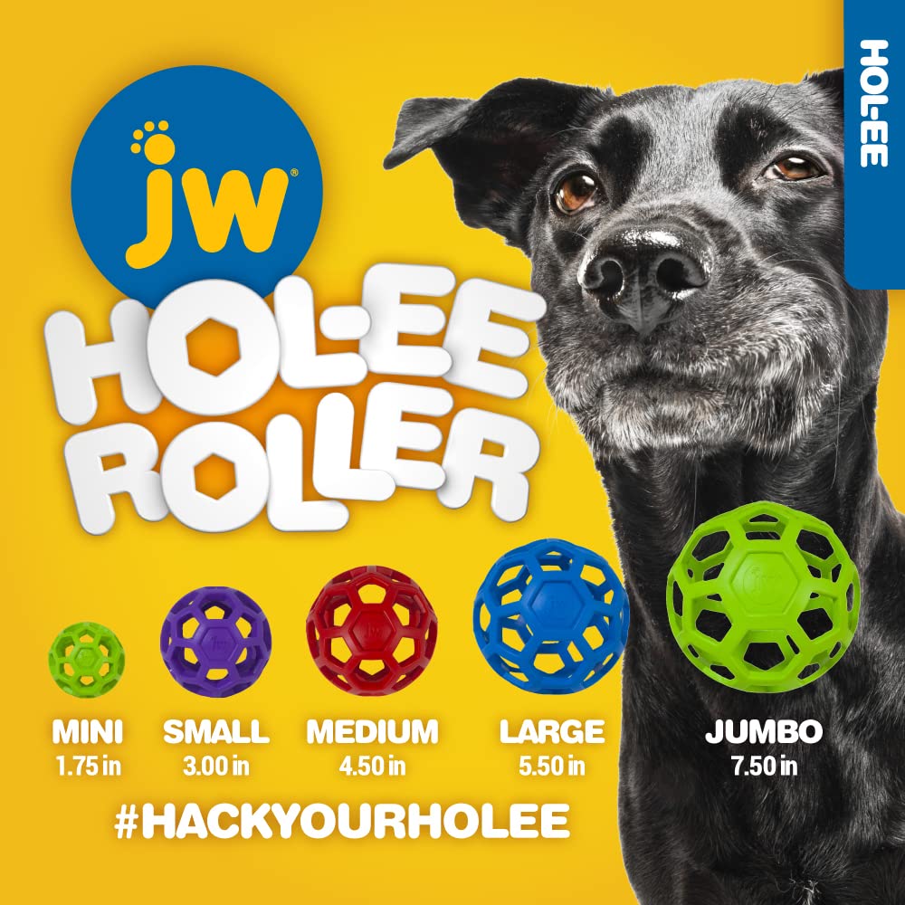 JW Hol-ee Roller interactive tug and fetch setup for indoor and outdoor play.