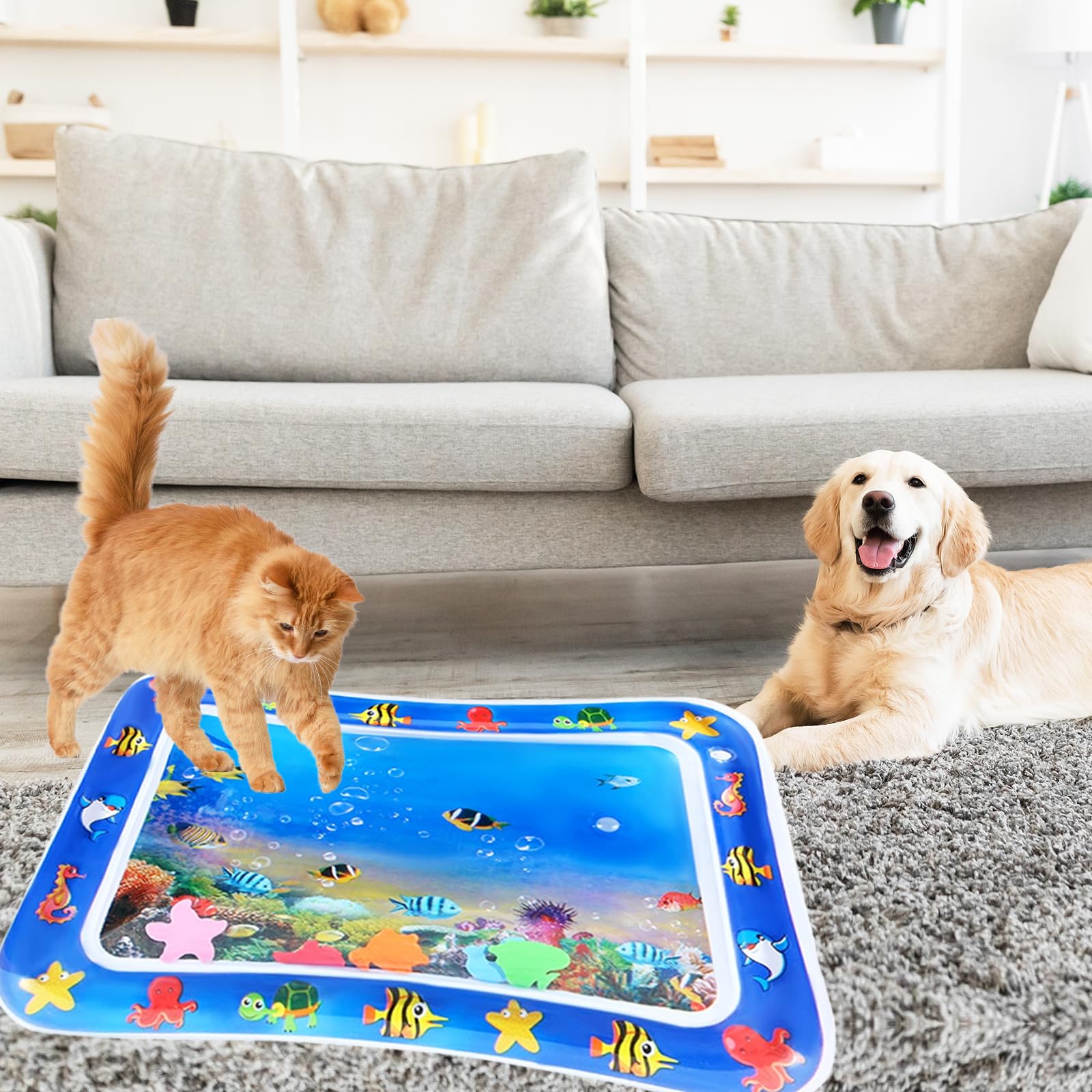 JWVGWV foldable water mat is easy to move and travel-ready