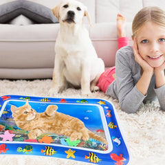 JWVGWV water mat offers sensory play and safe exercise for indoor cats