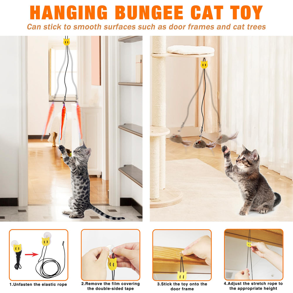 JXFUKAL refill butterfly – delicate flutter attracts curious cats.