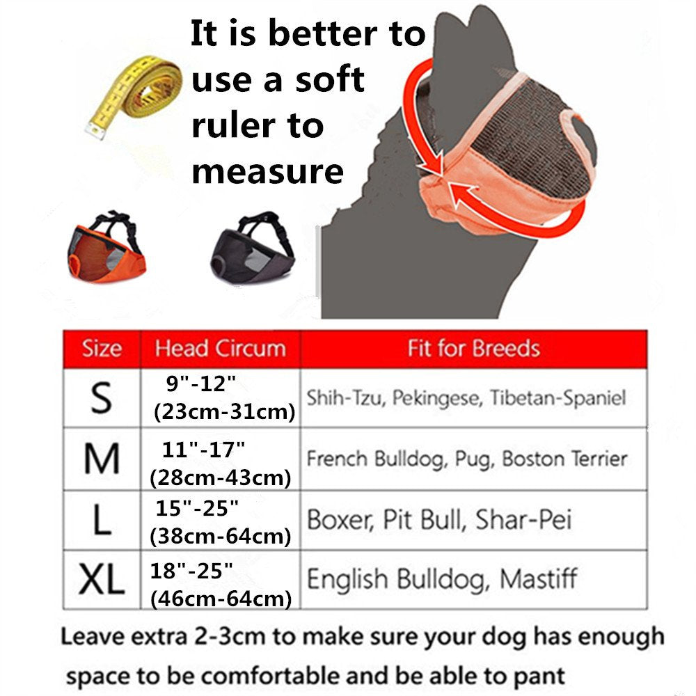 JYHY ideal muzzle for dogs that are hard to fit or have short snouts