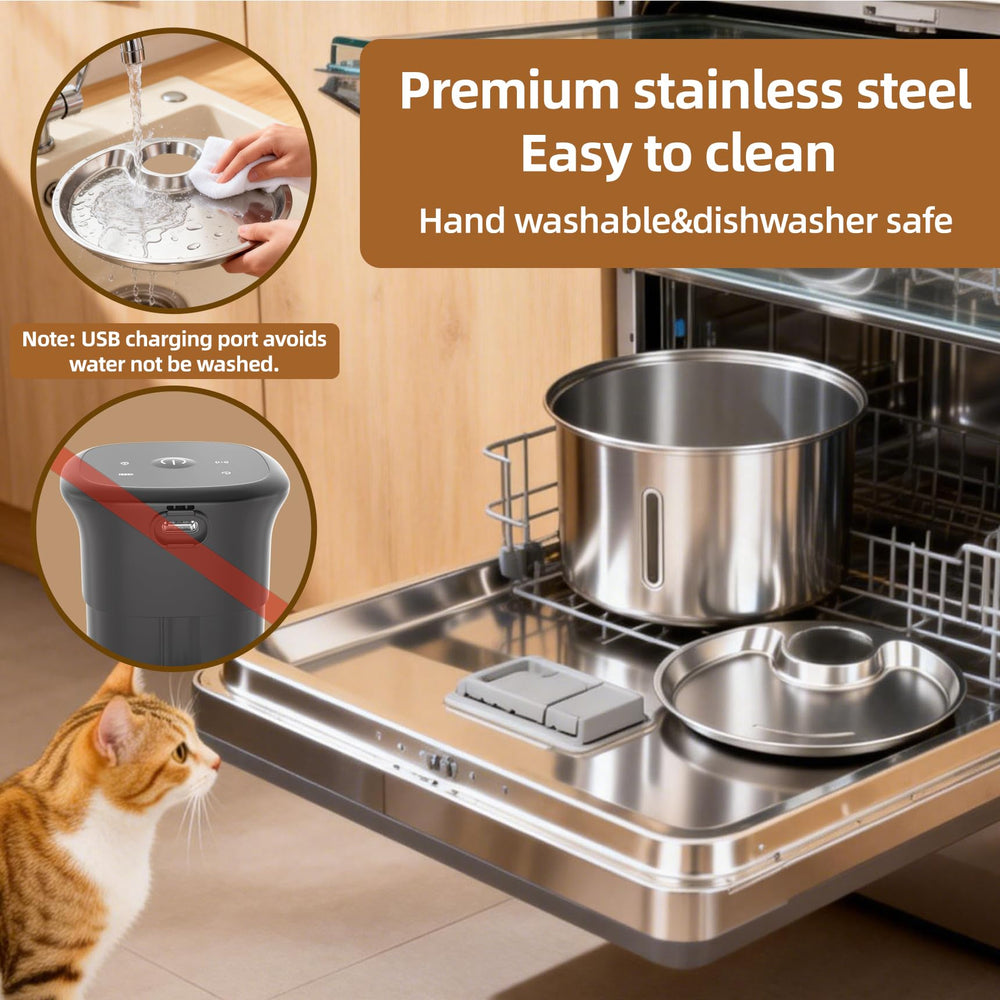 Dishwasher-safe top rack simplifies cleaning after use.