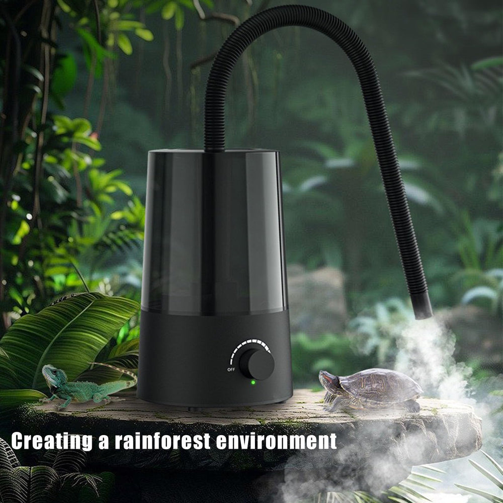 JZNCHP reptile humidifier 2.5L tank reduces refills during misting sessions