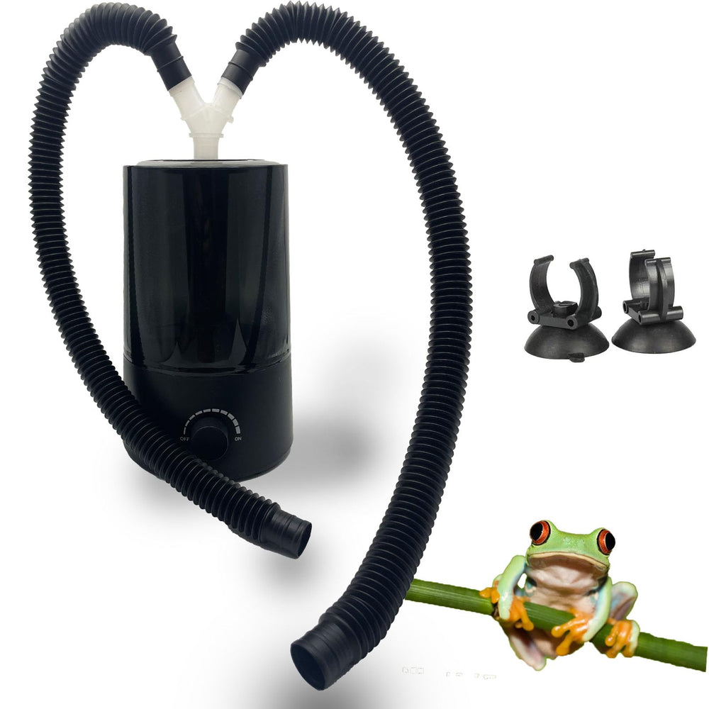 JZNCHP reptile humidifier front view showing compact look for terrarium use