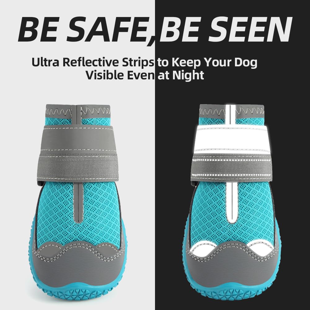JZXOIVA boots with reflective strips enhance nighttime visibility