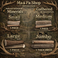 K-9 Antler Co. jumbo elk antlers for dogs showing eco-friendly, naturally shed sourcing