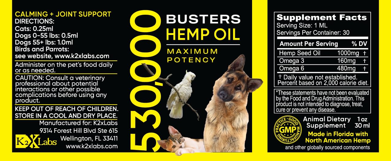 K2xLabs 4-month pack for dogs and cats.