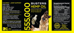 K2xLabs Buster's hemp oil drops demonstrate convenient dosing and consistent administration for pets