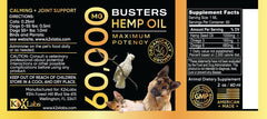 K2xLabs Buster's hemp oil packaging box ready for home use