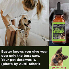 K2xLabs Busters oil supports coat shine and comfort.