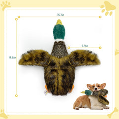 k8PurrDog large squeaky duck toy belly quacker promoting interactive fetch fun.