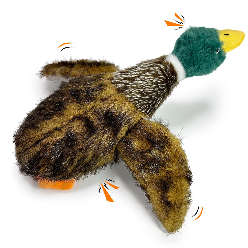 k8PurrDog large squeaky duck toy head squeaker for engaging play and mental stimulation.