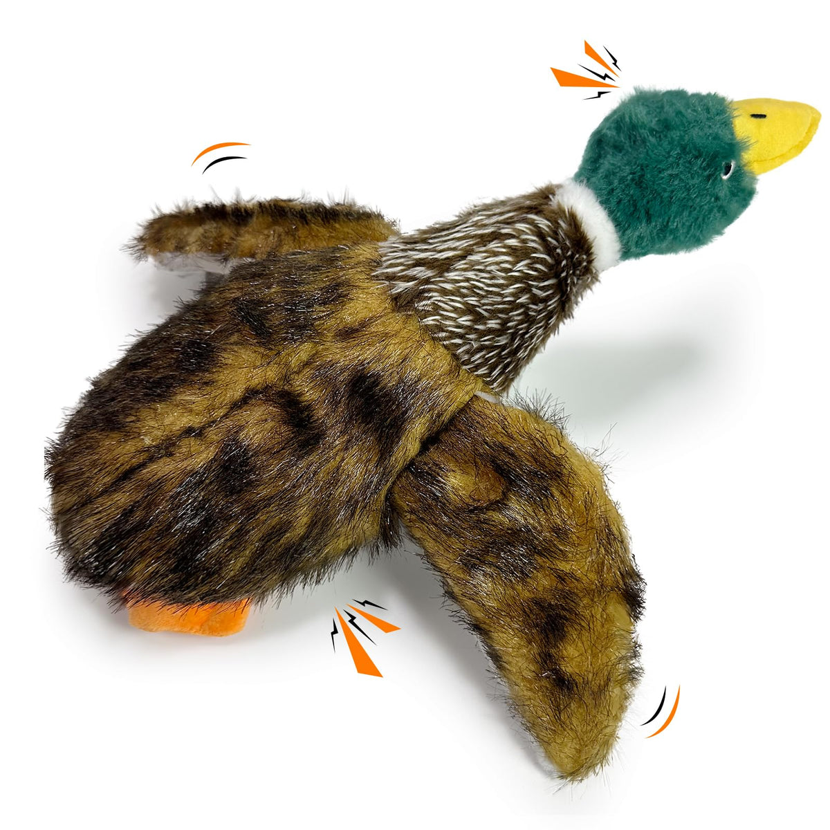 k8PurrDog large squeaky duck toy head squeaker for engaging play and mental stimulation.