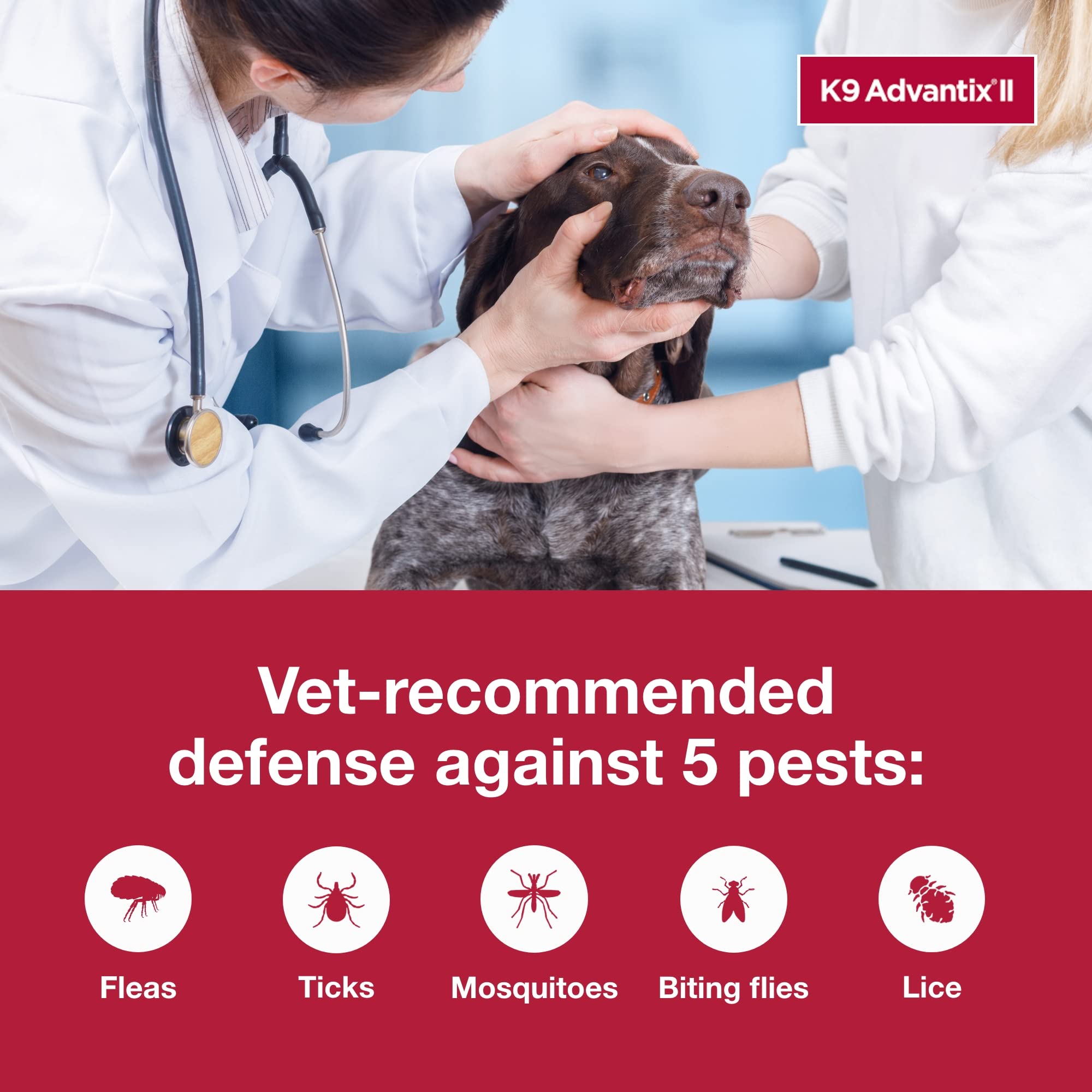 K9 Advantix II XL fragrance-free formula minimizes odor during use.
