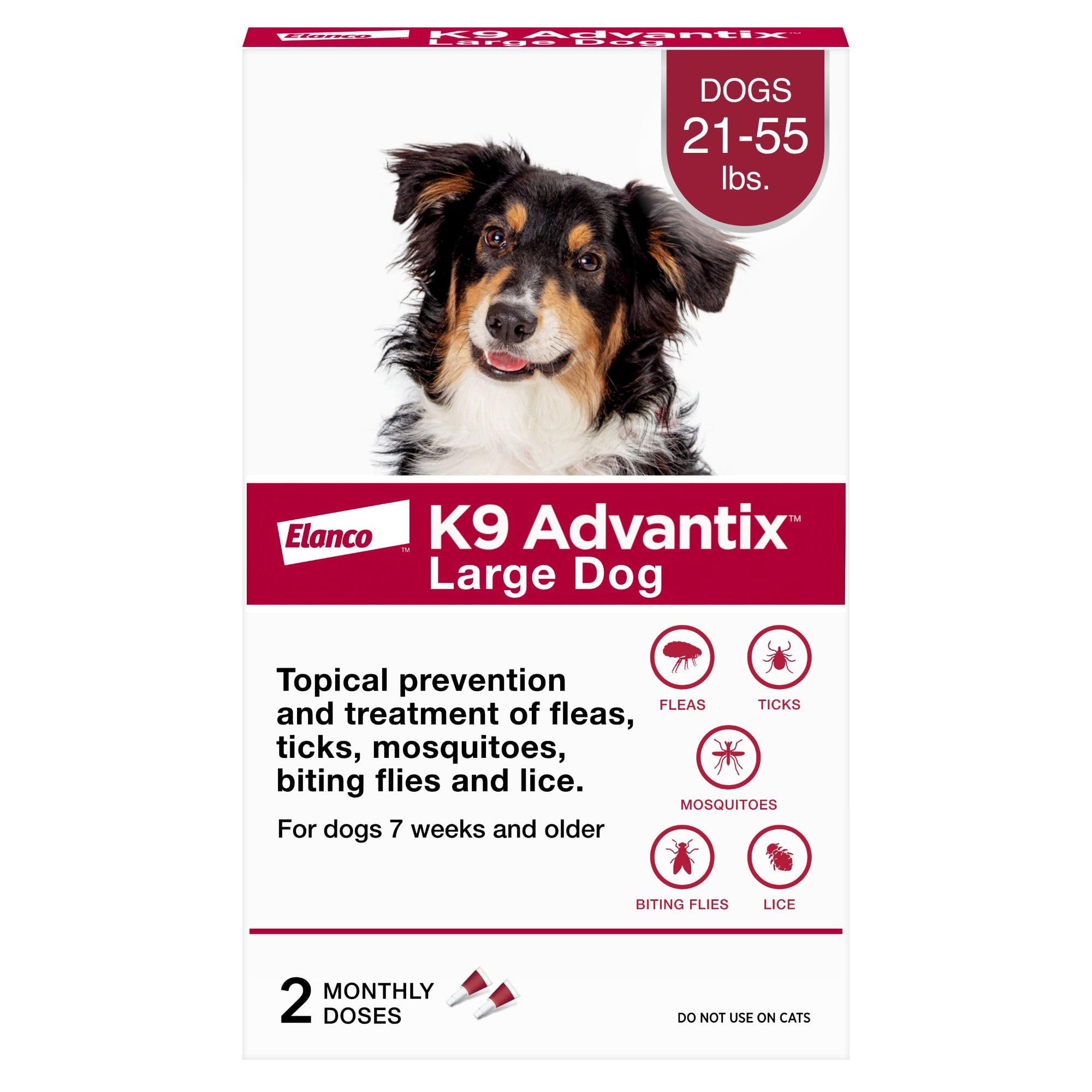 K9 Advantix Large Dog drops applied for fleas and ticks protection