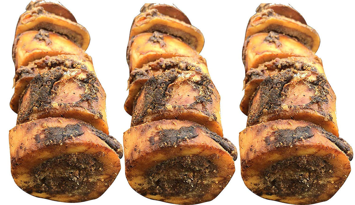 K9 Connoisseur beef marrow bone small closeup for a long-lasting chew.