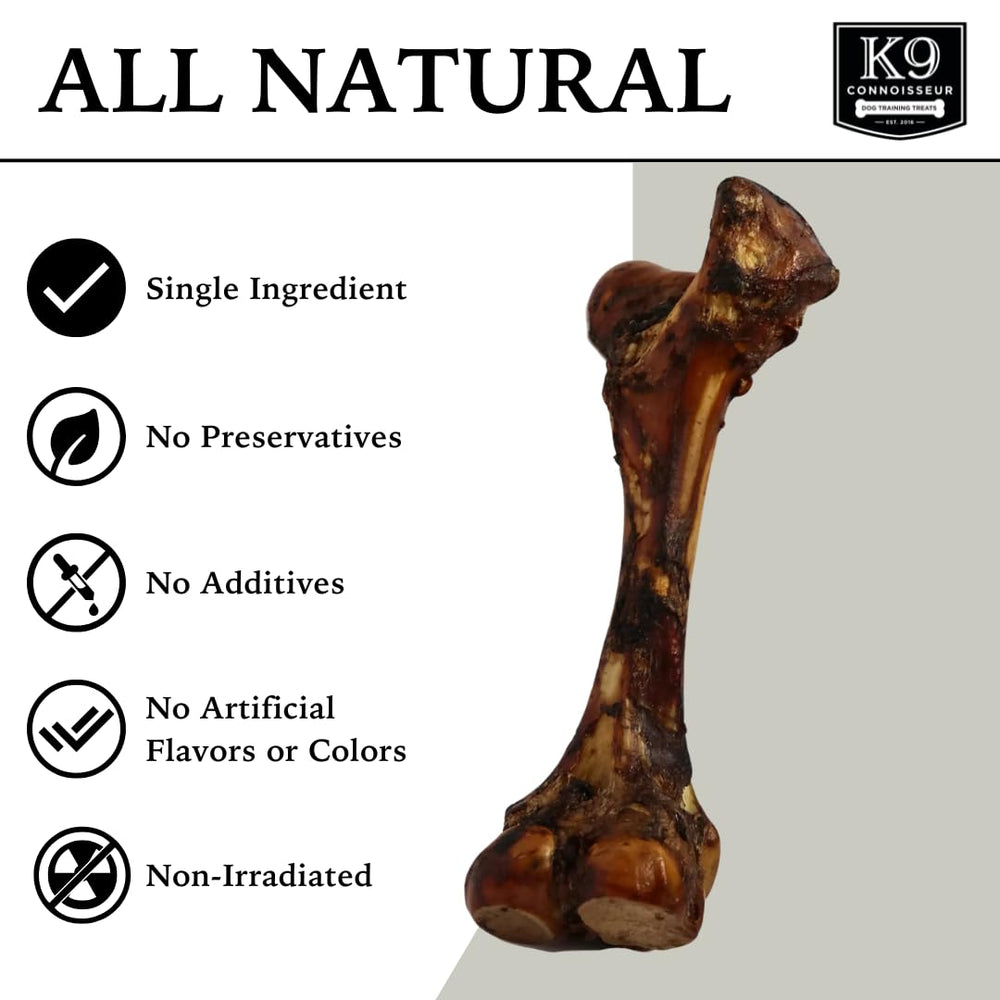 K9 Connoisseur Goliath marrow-filled chew for big dogs.