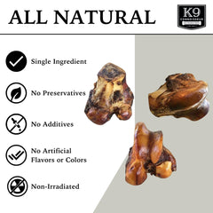 K9 Connoisseur marrow-filled bone close-up showing durable texture for chewers.