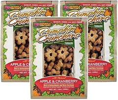 K9 Granola Factory Apple and Cranberry Pumpkin Crunchers 3-pack ideal for daily rewards and training