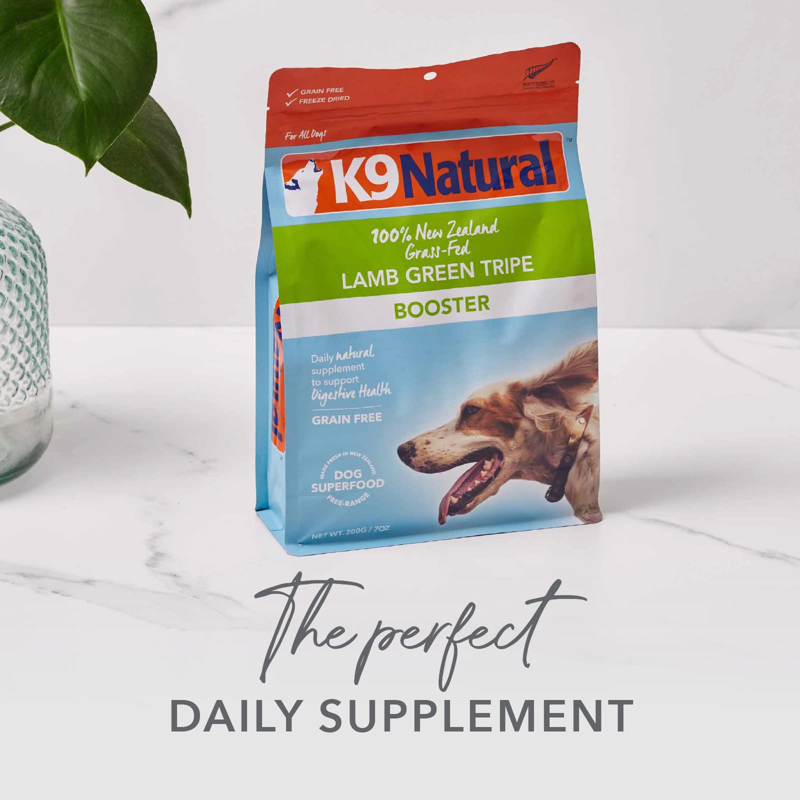 K9 Natural beef liver and tripe blend close-up, protein-forward topper for meals.