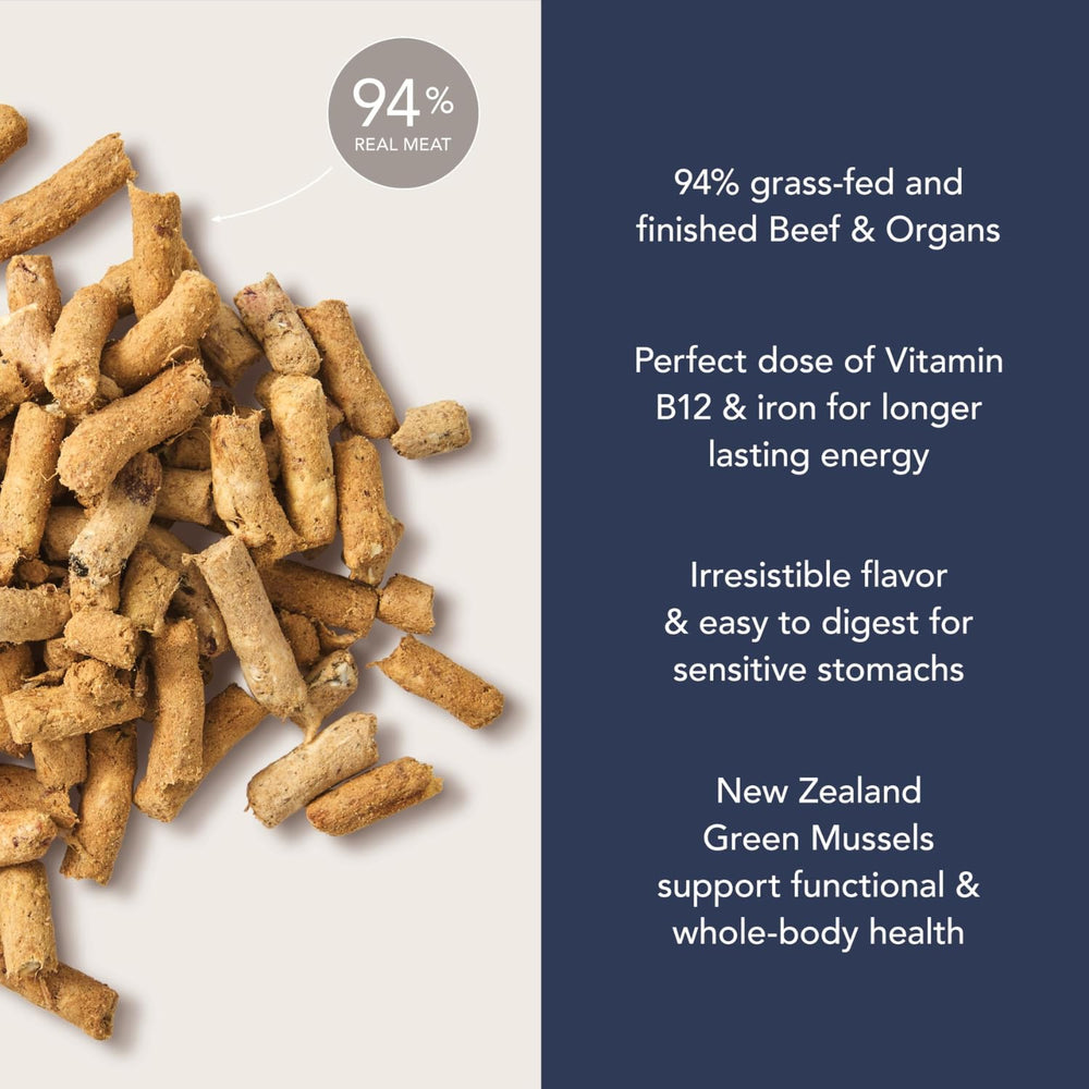 K9 Natural freeze-dried dog food packaging with reseal for freshness