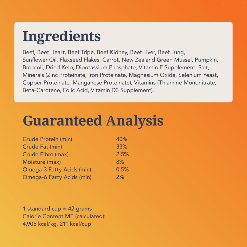 K9 Natural grain-free complete nutrition for balanced dog meals