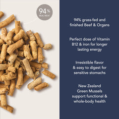 K9 Natural New Zealand beef freeze-dried ingredients emphasizes traceable sourcing.