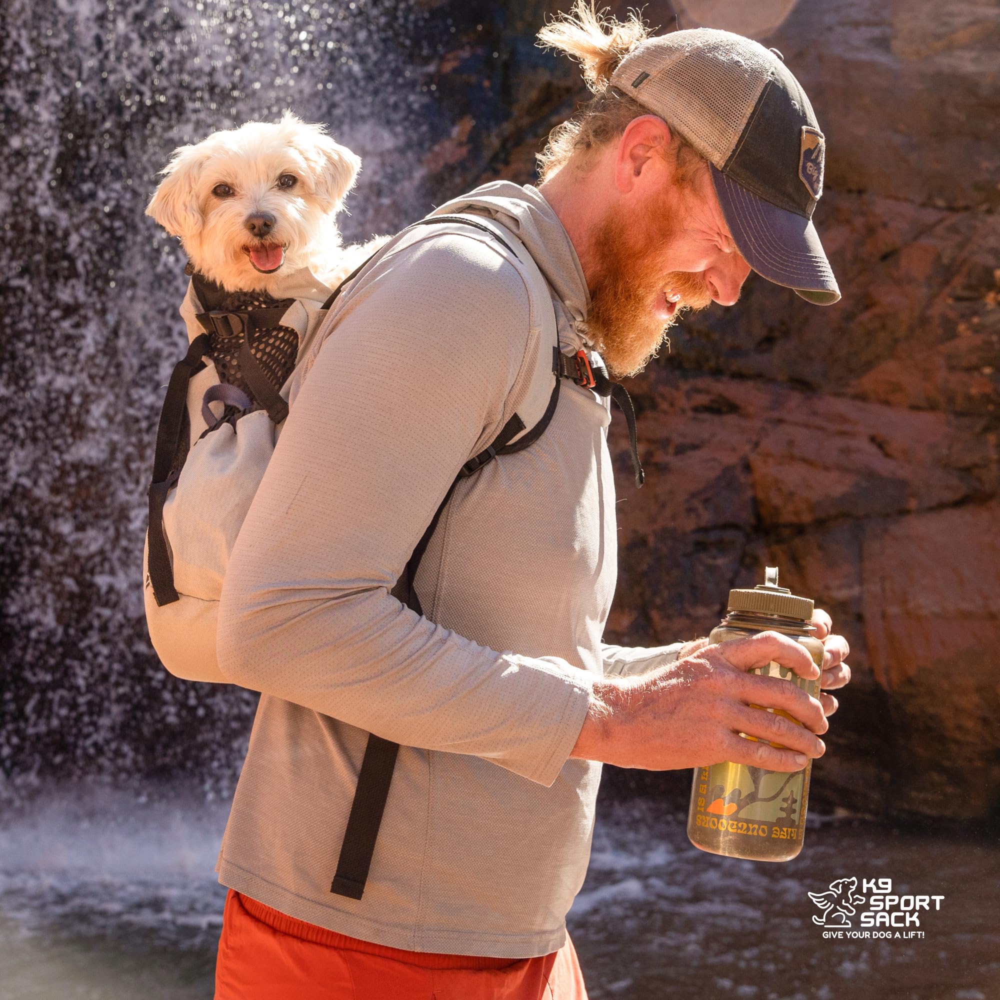 K9 Sport Sack Air 2 durable Cordura fabric in Jet Black for longevity.