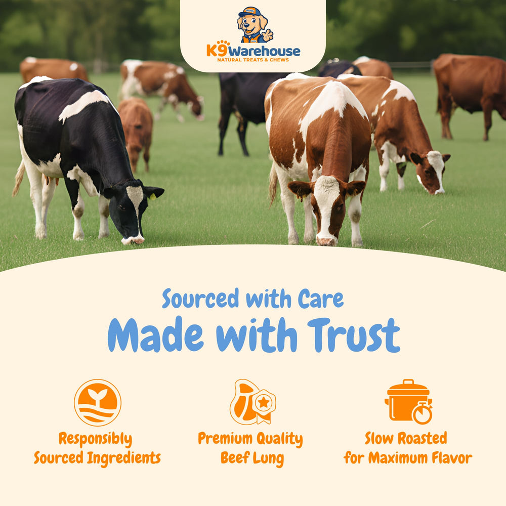 K9warehouse low-fat lung bites suitable for healthy snacking.