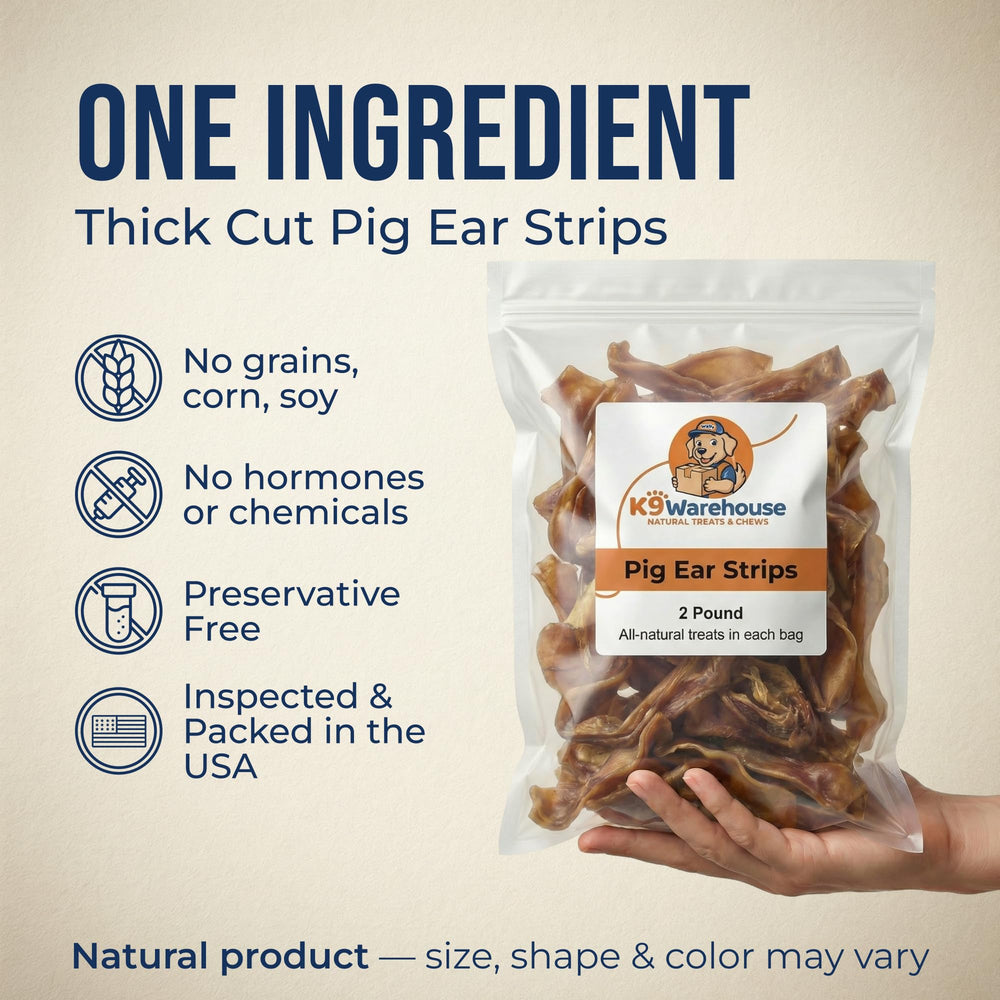 K9warehouse bulk pig ears ideal for training rewards