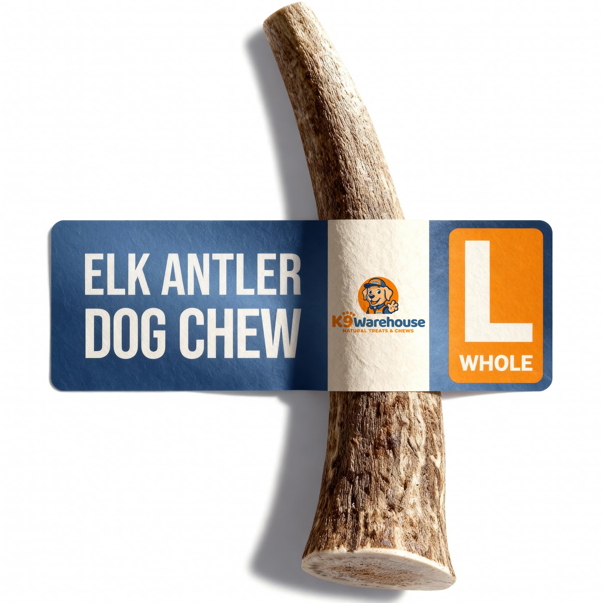 K9warehouse elk antlers for dogs with dense texture ideal for durable chewing.